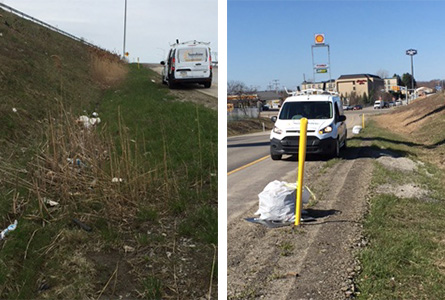 Keeping Erie PA highways clean